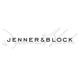 Jenner & Block logo Art Direction by: Bart Crosby, Crosby Associates
